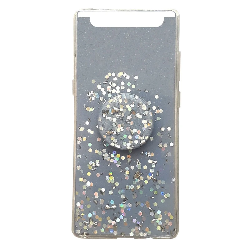 کاور طرح اکلیلی کد S2061 مناسب برای گوشی موبایل سامسونگ Galaxy A80/A90 به همراه پایه نگهدارنده