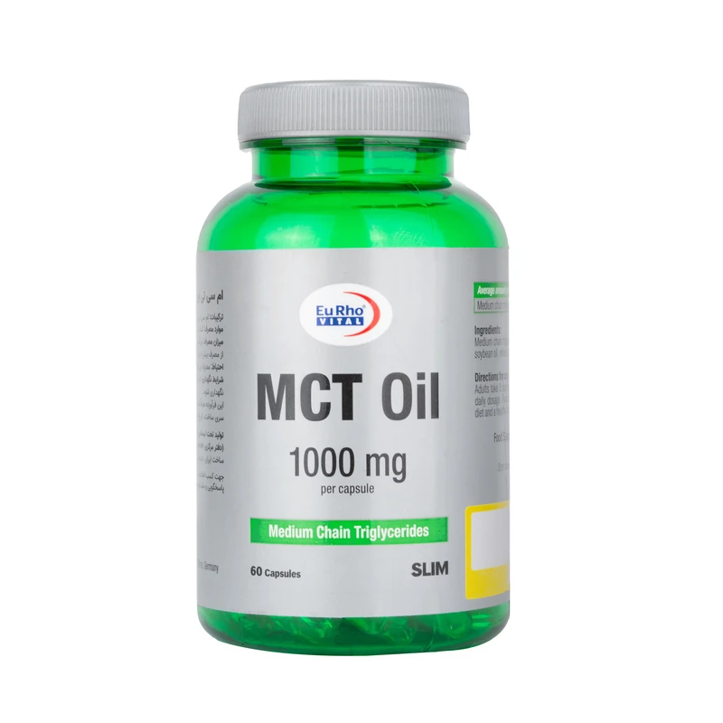 کپسول ژلاتینی ام سی تی اویل یوروویتال بسته 60 عددی