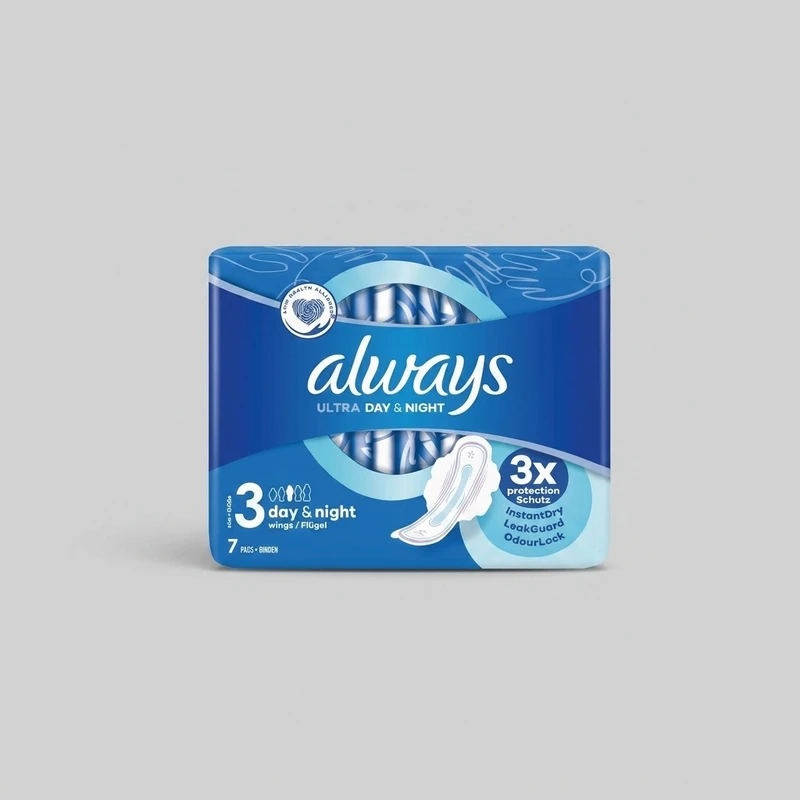 نوار بهداشتی الویز مدل ULTRA DAY NIGHT بسته 7 عددی