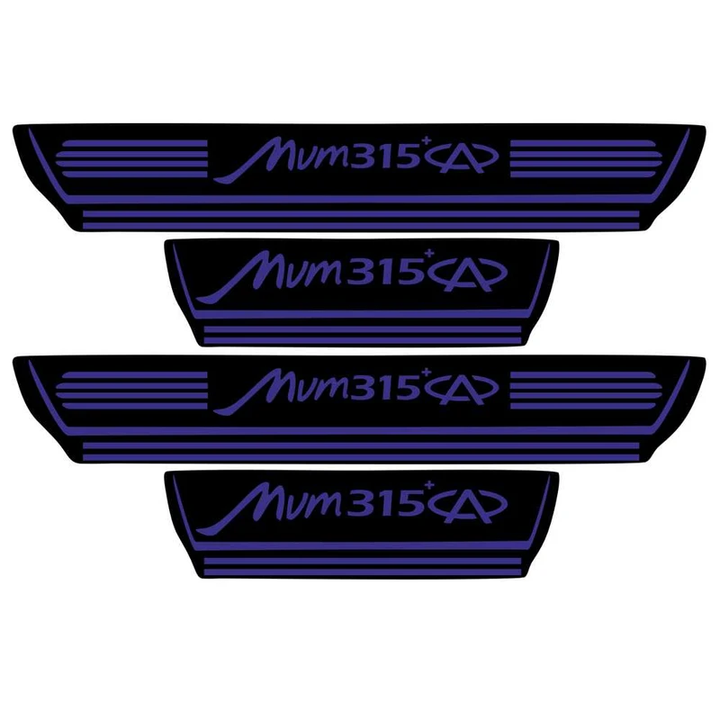   برچسب بدنه خودرو اسپرت غدیر مدل CH BL YA59 A133 مناسب برای  پلاسMVM315 بسته 4 عددی