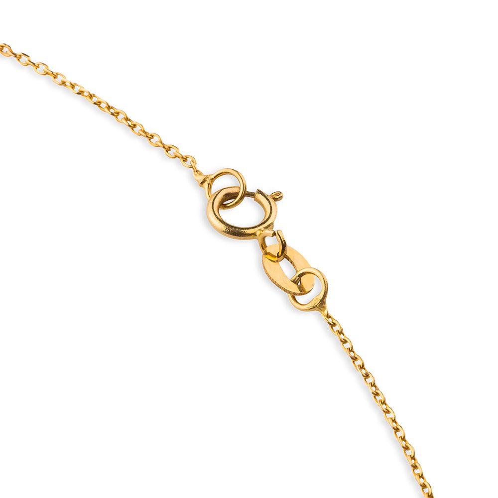 گردنبند طلا 18 عیار زنانه کاکامی مدل اوپال طرح خمسه کد 444 -  - 7