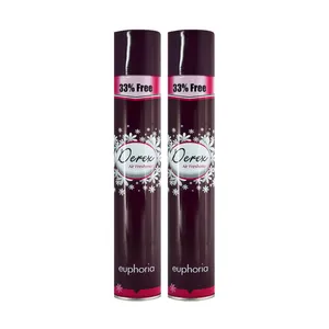 اسپری خوشبوکننده هوا دریکس مدل euphoria حجم 400 میلی لیتر مجموعه ۲ عددی