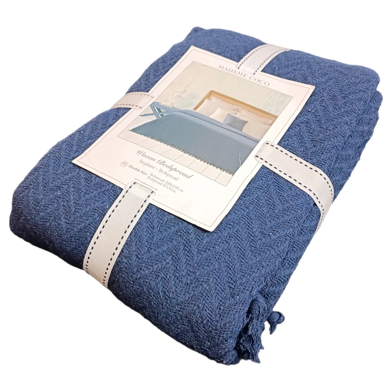 عکس شماره 8 : روتختی مادام کوکو مدل stephane lacivert yatak ortusu یک نفره سایز 220×160 سانتی متر