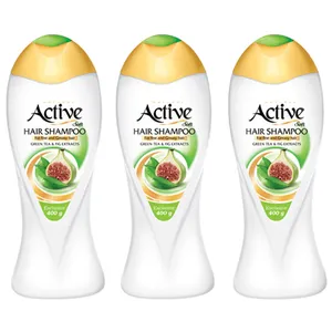 شامپو مو اکتیو مدل Fig Extract حجم 400 میلی لیتر مجموعه 3 عددی