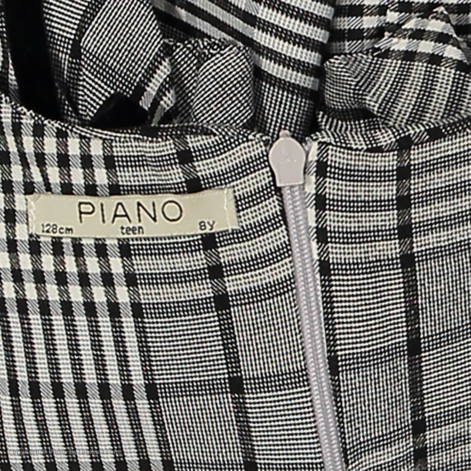 پیراهن دخترانه پیانو مدل 3546-93 -  - 5