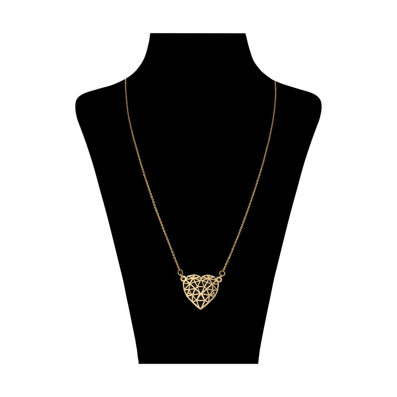 گردنبند طلا 18 عیار زنانه با زنجیر حلقهای (فلامینگو) نیکان گلد مدل BG 25