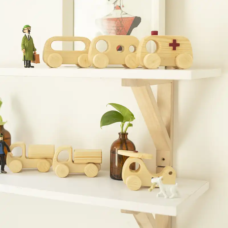 اسباب بازی چوبی مدل ماشین 43011