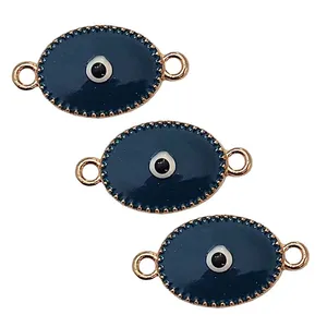 آویز دستبند دخترانه مدل چشم نظر کد 199 بسته 3 عددی