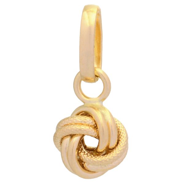 آویز گردنبند طلا 18 عیار زنانه طلای مستجابی مدل گره کد 69321-T132