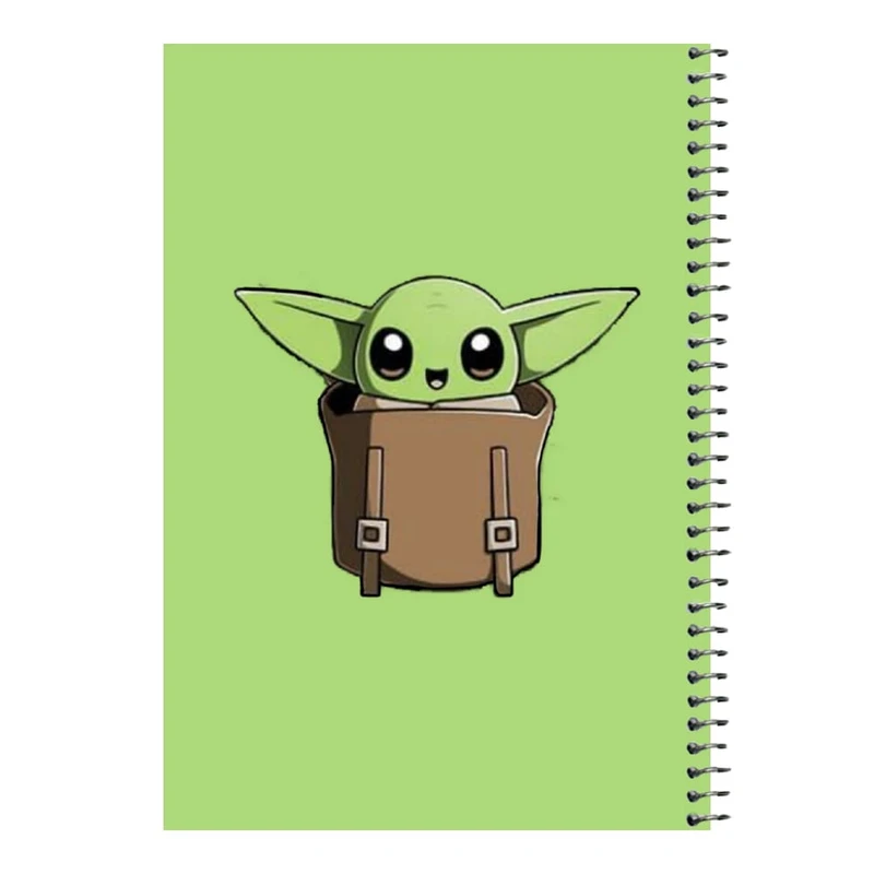 دفتر مشق 80 برگ اس جی مدل بیبی یودا کد۸  