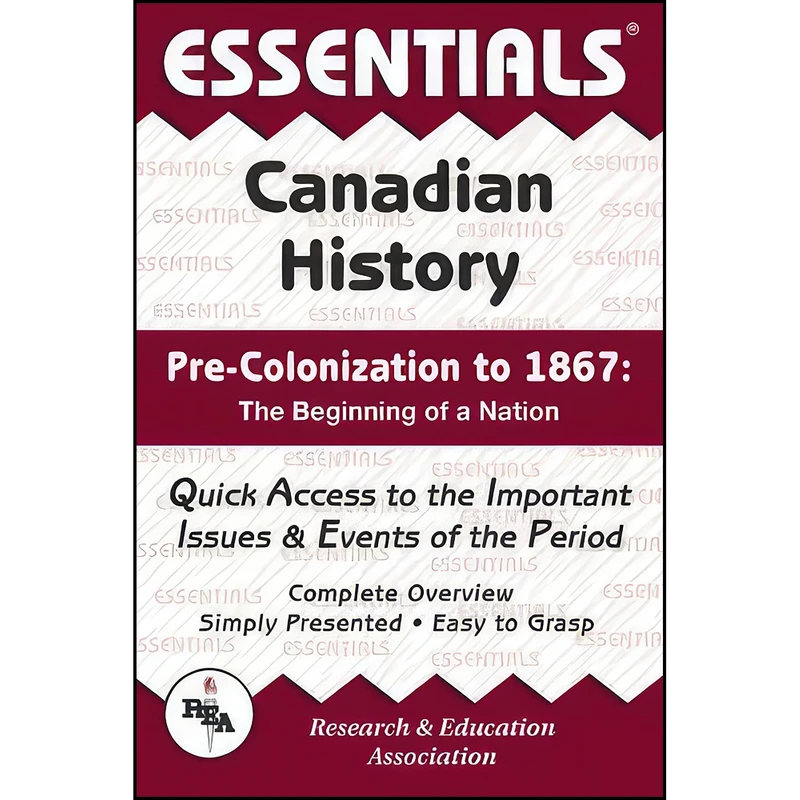 کتاب Canadian History اثر Terry A. Crowley انتشارات Research & Education Association