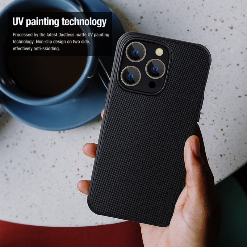 کاور نیلکین مدل Super Frosted Shield Pro مناسب برای گوشی موبایل اپل iPhone 15