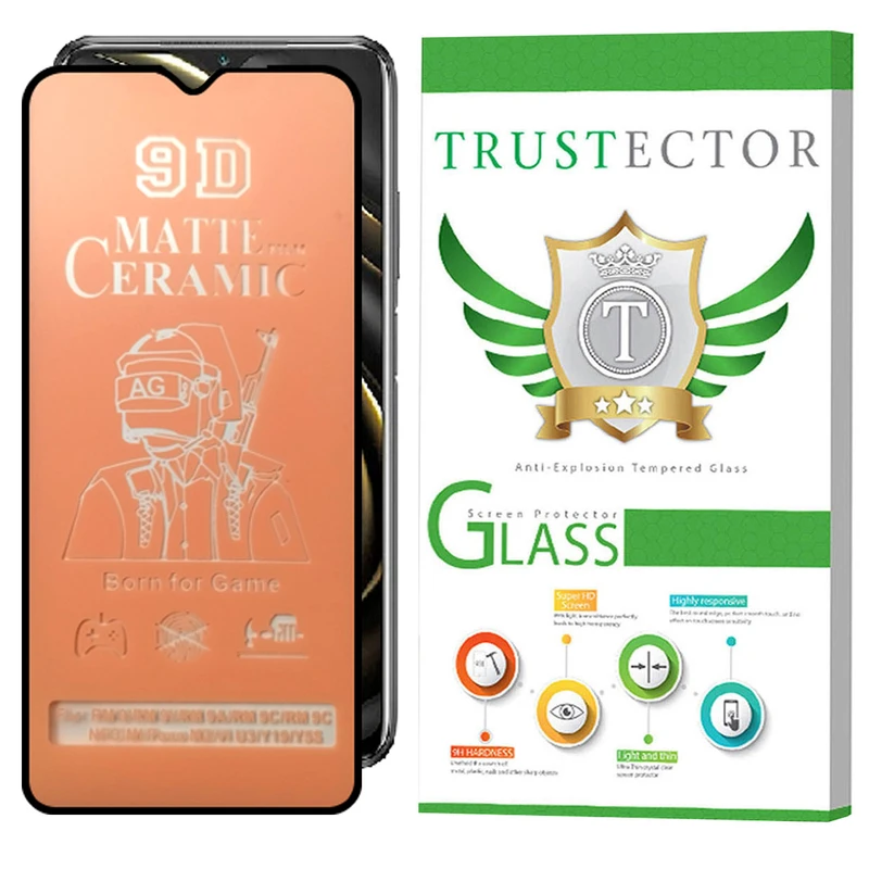 محافظ صفحه نمایش سرامیک مات تراستکتور مدل CATA مناسب برای گوشی موبایل شیائومی Poco M3