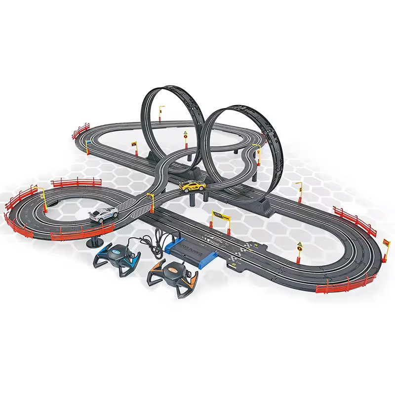 کیت ماشین بازی مدل مسابقه ای کنترلی طرح SOBA SLOT RACING کد 10/49