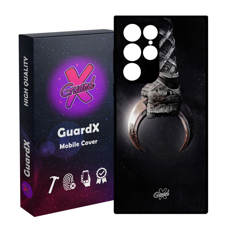 کاور گارد ایکس طرح شوالیه ماه مدل Glass10451 مناسب برای گوشی موبایل سامسونگ Galaxy S23 Ultra