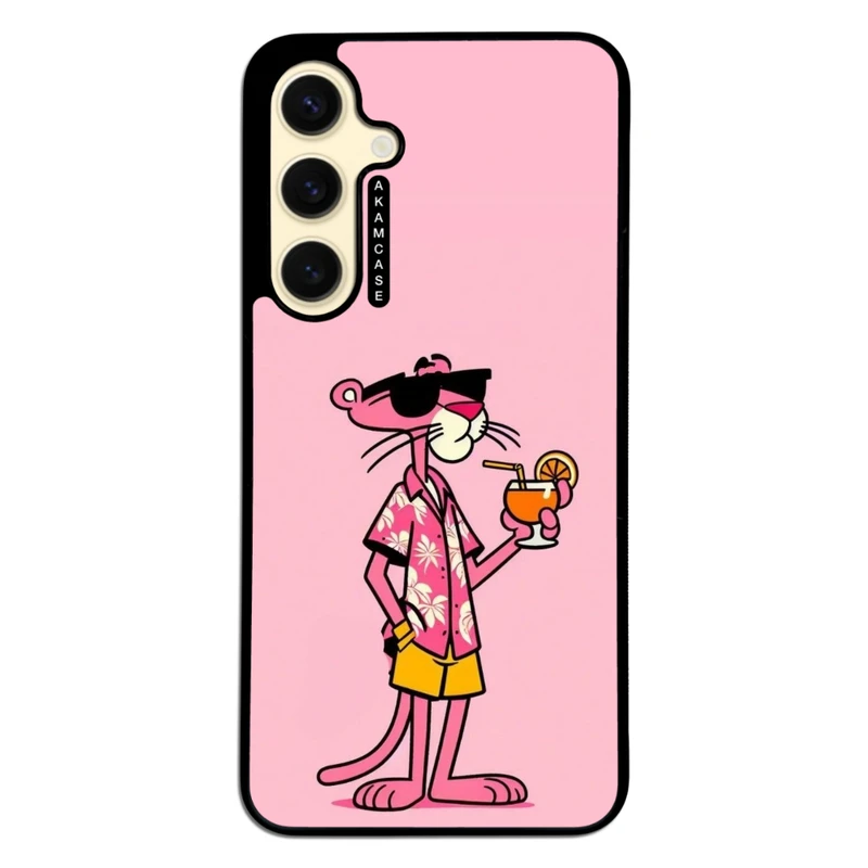 کاور آکام مدل AMC-WSGS24FE-PINK PANTHER13 مناسب برای گوشی موبایل سامسونگ Galaxy S24 FE