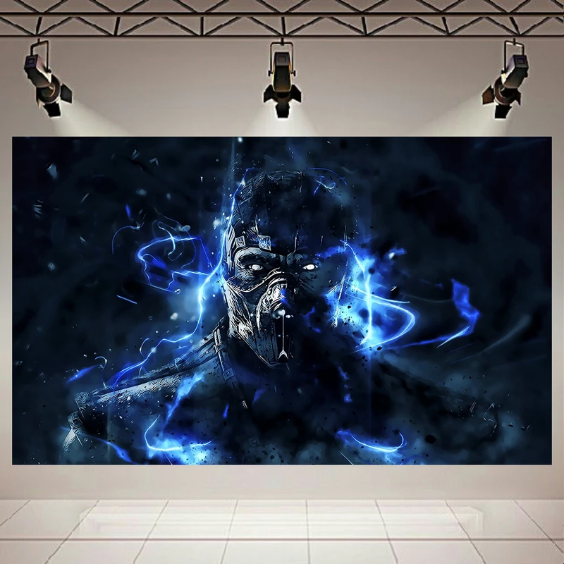 تابلو شاسی طرح گیم مدل Sub-Zero Mortal Kombat کد AR704