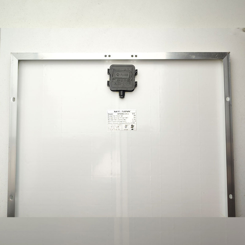 پنل خورشیدی مدل MT-50W ظرفیت 50 وات