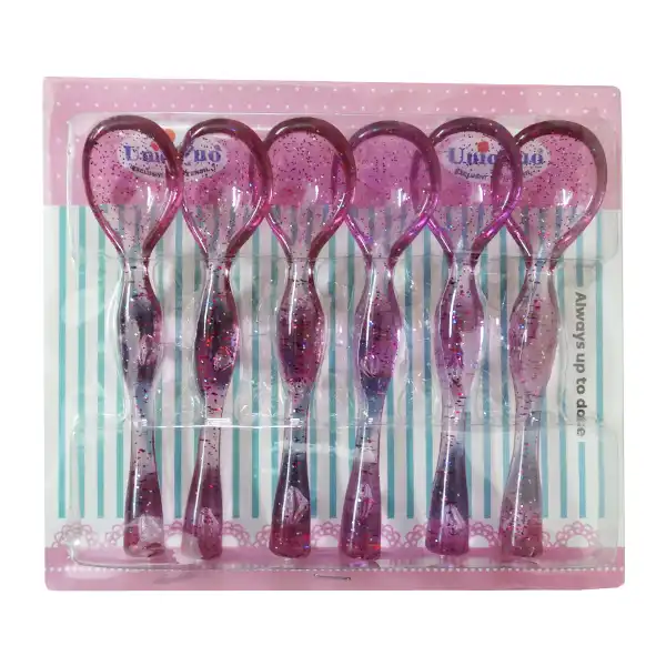 قاشق مرباخوری یونیکو مدل اکرلیک کد A6 بسته 6 عددی