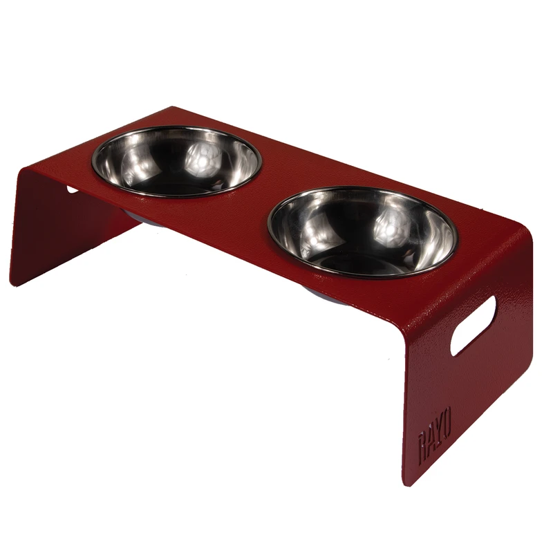 ظرف غذا سگ و گربه رایو مدل دو قلو 