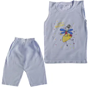 ست تاپ و شلوارک دخترانه مدل FRST-AB