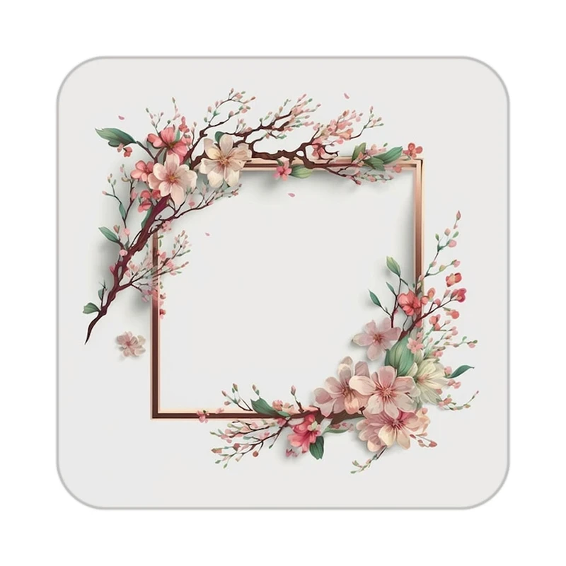 زیر لیوانی کاکتی طرح گل مدل mp18699