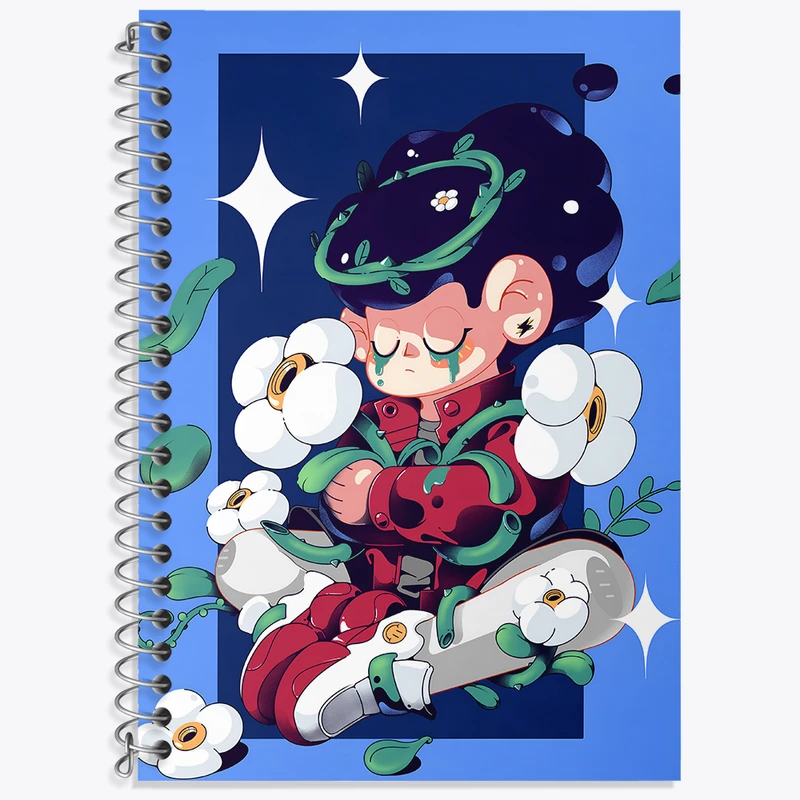 دفتر نت موسیقی 50 برگ خندالو طرح دخترانه کد N4807