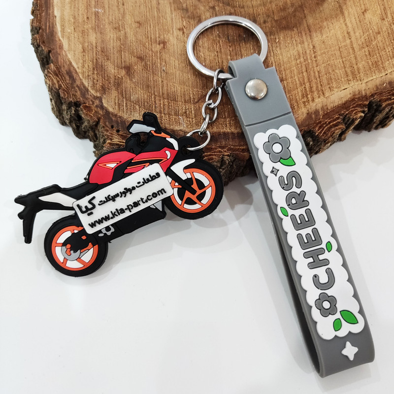 جاکلیدی مدل سیلیکونی طرح موتور سیکلت کد DB20