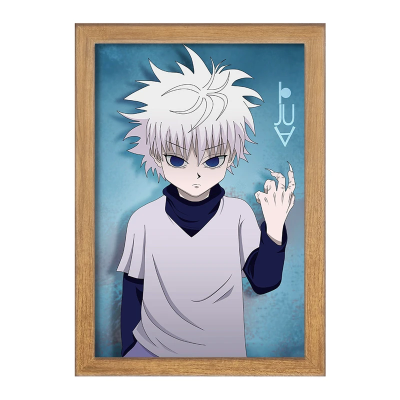 تابلو خندالو مدل کیلوا زولدیک انیمه ایکس هانتر  Hunter × Hunter  کد 11942