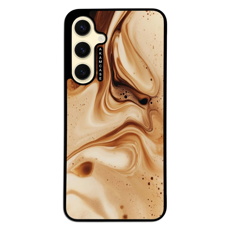 کاور آکام مدل AMC-WSGS24FE-COFFEE-3 مناسب برای گوشی موبایل سامسونگ Galaxy S24 FE