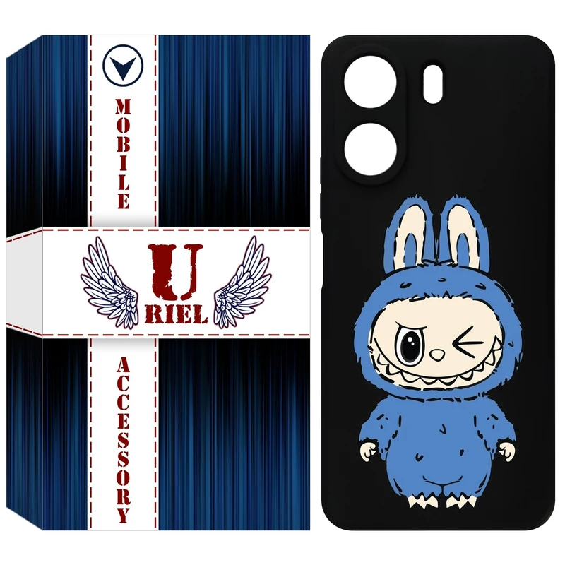 کاور یوریل مدل KSH کد 116 طرح عروسک لبوبو مناسب برای گوشی موبایل شیائومی Redmi 13C 4G / Poco C65