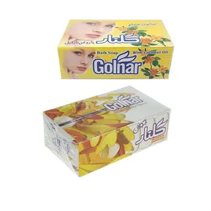 صابون شستشو گلنار مدل لیمویی وزن 130 گرم بسته 6 عددی به همراه صابون گلنار مدل Teens وزن 100 گرم بسته 5 عددی