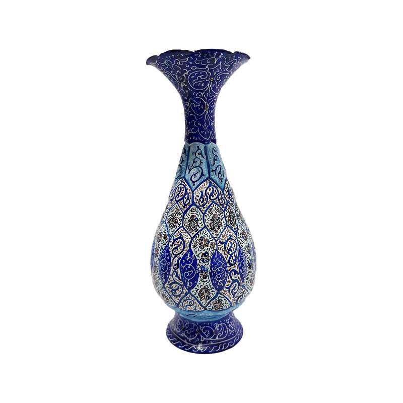 گلدان میناکاری مدل آیسان کد 1038