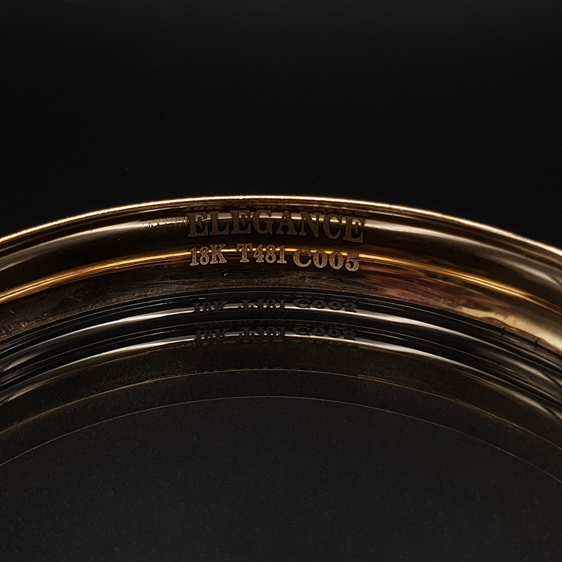 النگو طلا 18 عیار زنانه مدل 1EL1846