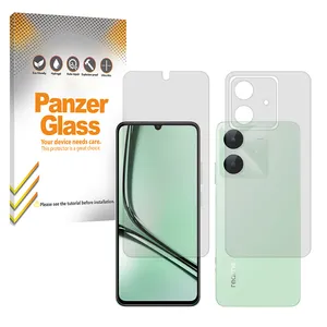 Panzer Glass Resistant model matte screen protector suitable for Realme Note 60X mobile phone along with the back protector
