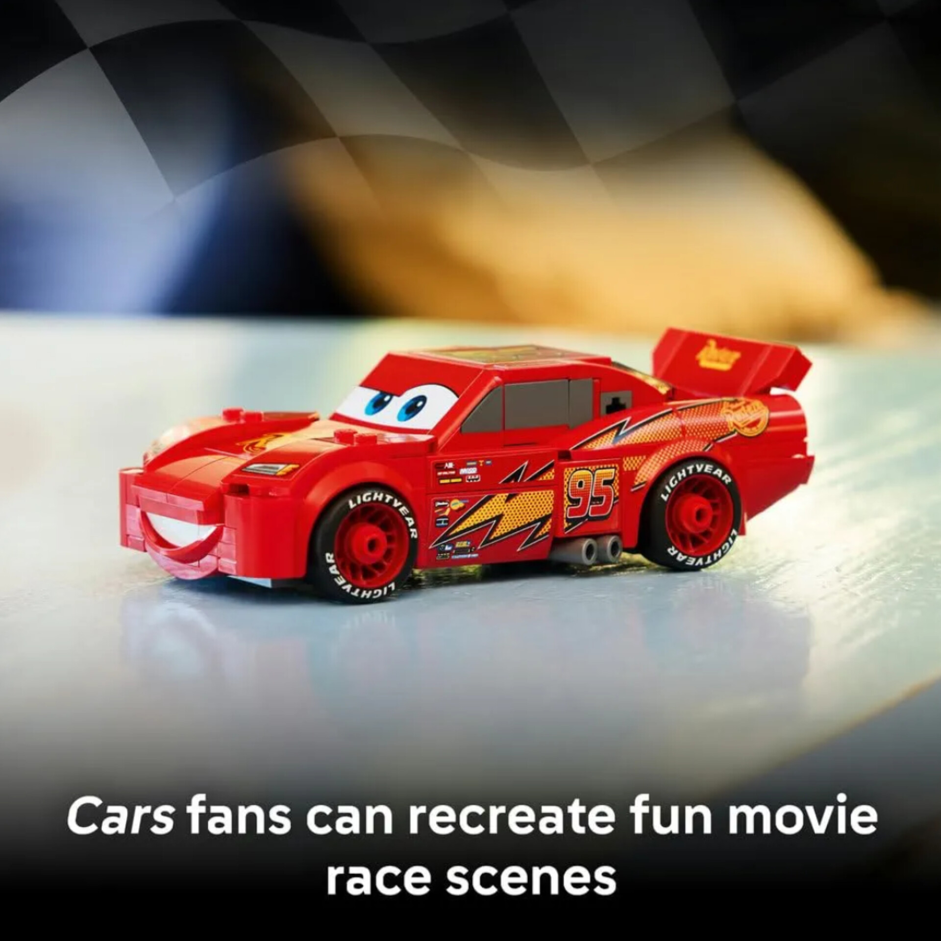 لگو ۲۷۷ تکه سری اسپید مدل Lightning McQueen کد 77255