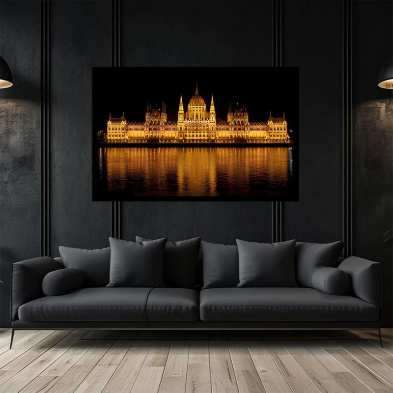 تابلو بکلیت طرح شهر کلاسیک و مدرن  منظره شهری مدل B-bu5218