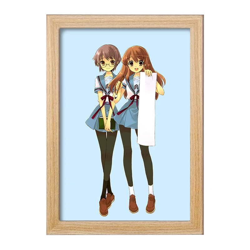 تابلو خندالو مدل میکورو و یوکی انیمه ناپدید شدن هاروهی سوزومیا کد 24328