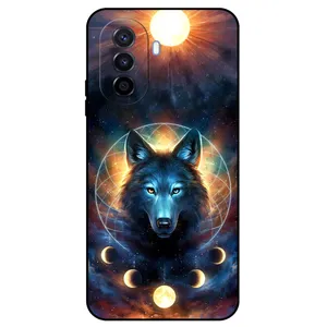 Megafone Wolf and Moon 8006 Cover For Huawei Nova Y70