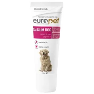 خمیر کلسیم سگ یوروپت مدل ادالت وزن ۱۰۰ گرم 