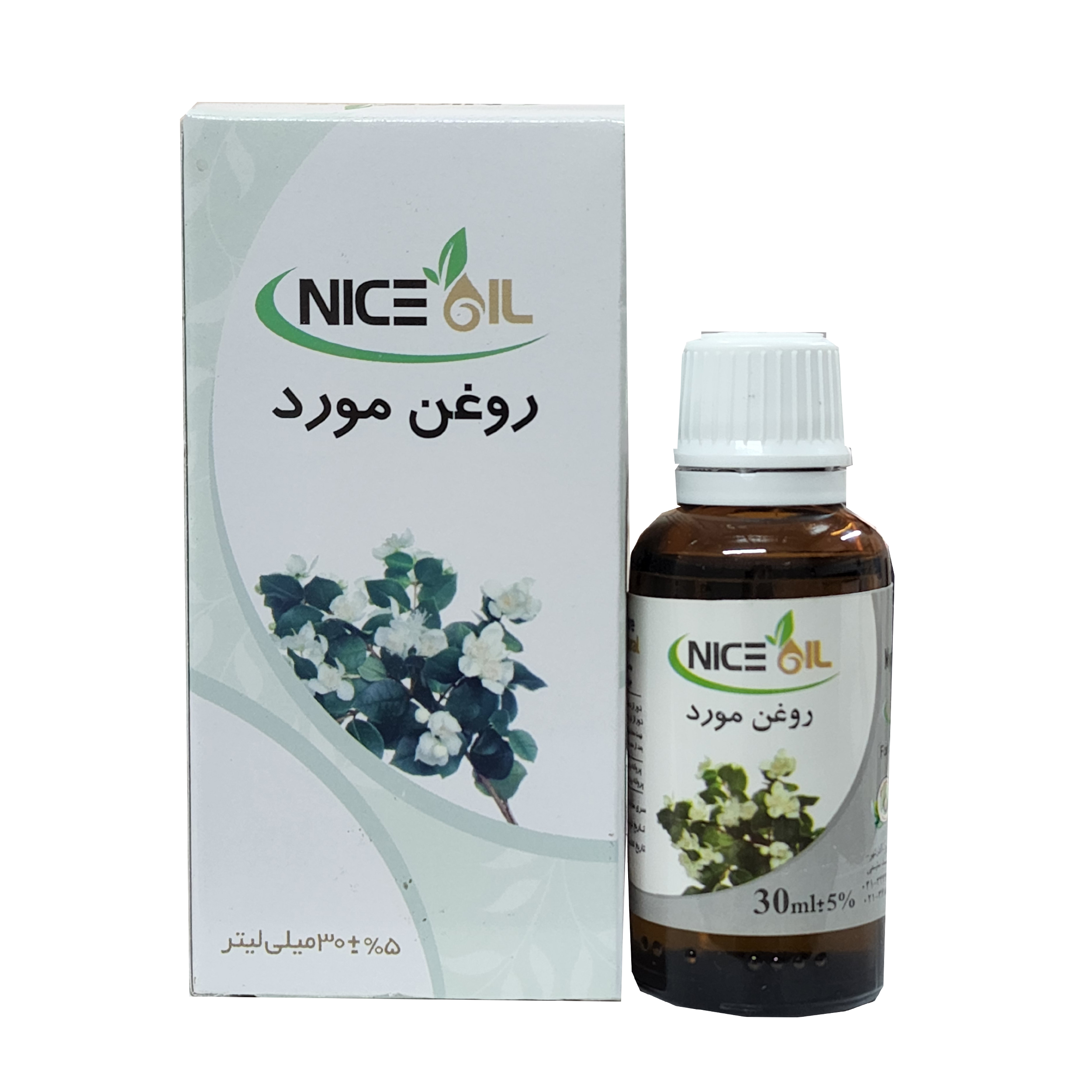 روغن بدن نایس اویل مدل مورد حجم 30 میلی لیتر