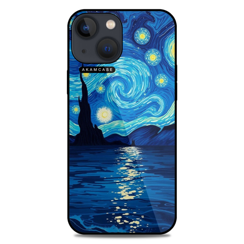 کاور آکام مدل AMC-WA13M-VANGOGH-14 مناسب برای گوشی موبایل اپل iPhone 13 Mini