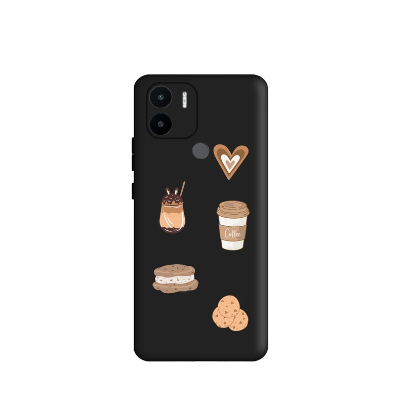کاور قاب گارد طرح کافی شاپ کد t6439 مناسب برای گوشی موبایل شیائومی Redmi A1 Plus / Redmi A2 Plus 