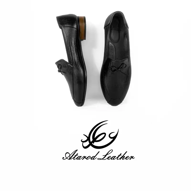 کفش زنانه چرم عطارد مدل چرم طبیعی کد SH196