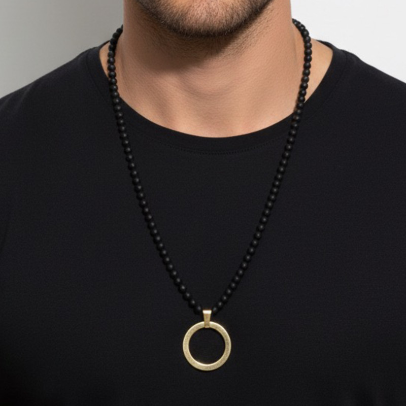 گردنبند طلا 18 عیار مردانه وی وی گلد گالری مدل رینگ 2026 گردنبند طلا 18 عیار مردانه وی وی گلد گالری مدل رینگ 2026