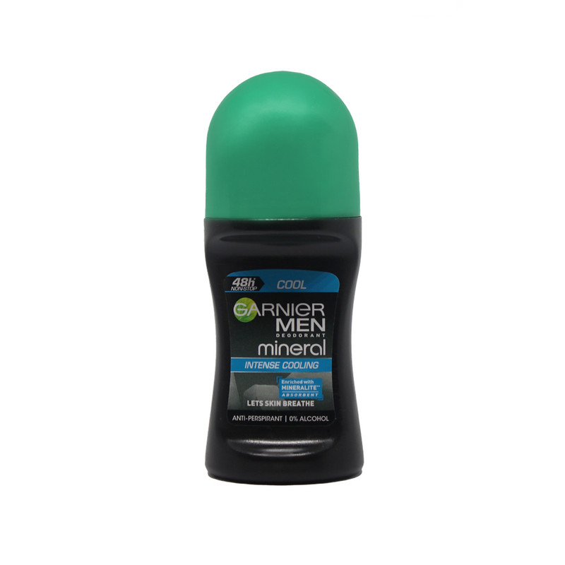 رول ضد تعریق مردانه گارنیه مدل Intense Cooling حجم 50 میلی لیتر رول ضد تعریق مردانه گارنیه مدل Intense Cooling حجم 50 میلی لیتر