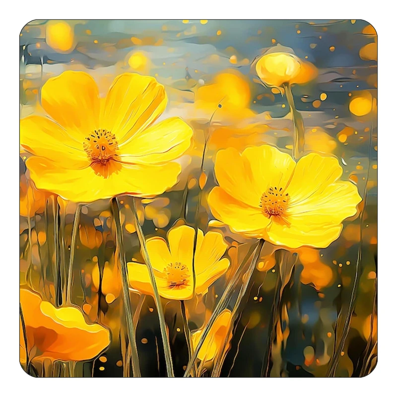 مگنت کاکتی طرح نقاشی رنگ روغن مدل mp73215