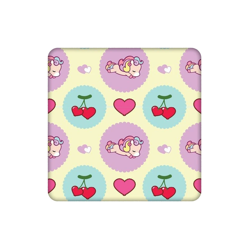 زیرلیوانی طرح یونیکورن و قلب کد 4534179