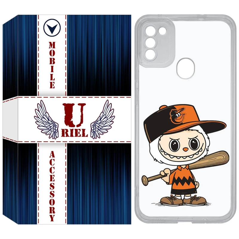 کاور یوریل مدل Clear کد 128 طرح لبوبو مناسب برای گوشی موبایل سامسونگ Galaxy A11 / M11