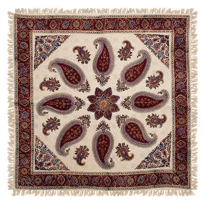 رومیزی قلمکار مدل بته جقه کد 100100-6